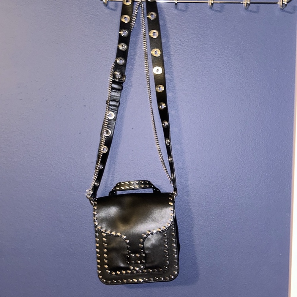 Rebecca Minkoff black studded purse